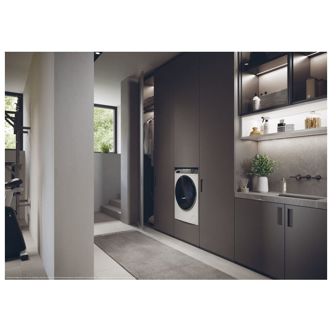 Haier I-Pro Series 7 HW90-B14IGIU1-IT Lavatrice Caricamento Frontale 9Kg 1400 Giri-min Classe Energetica B Bianco