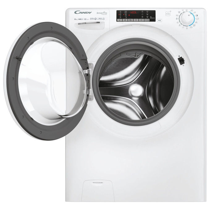 Candy CO4104TWM1S Smart Pro Inverter Lavatrice Carica Frontale 10 Kg 1400 rpm Classe A Wi-Fi Bluetooth (85x60x58 cm) colore Bianco