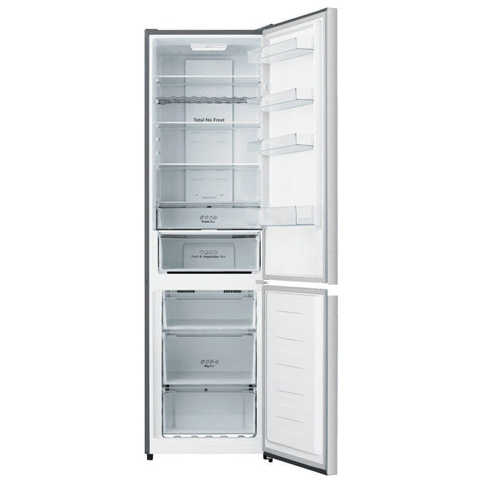 Hisense RB440N4ACD Frigorifero Combinato 336 L 200 cm Classe D 35 dB Total No Frost Inverter colore Inox