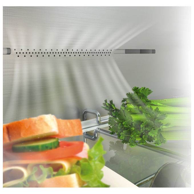 Hisense RB440N4ACD Frigorifero Combinato 336 L 200 cm Classe D 35 dB Total No Frost Inverter colore Inox