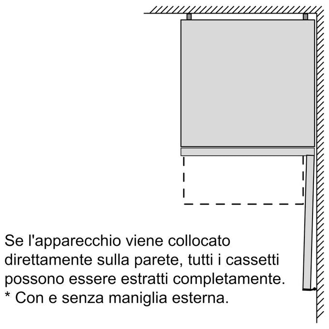 Bosch KGN392LDC Serie 4 Frigorifero Combinato 368 L 203 cm Classe D 36 dB No Frost Multi-Airflow (203x60x66 cm) colore Acciaio Inox