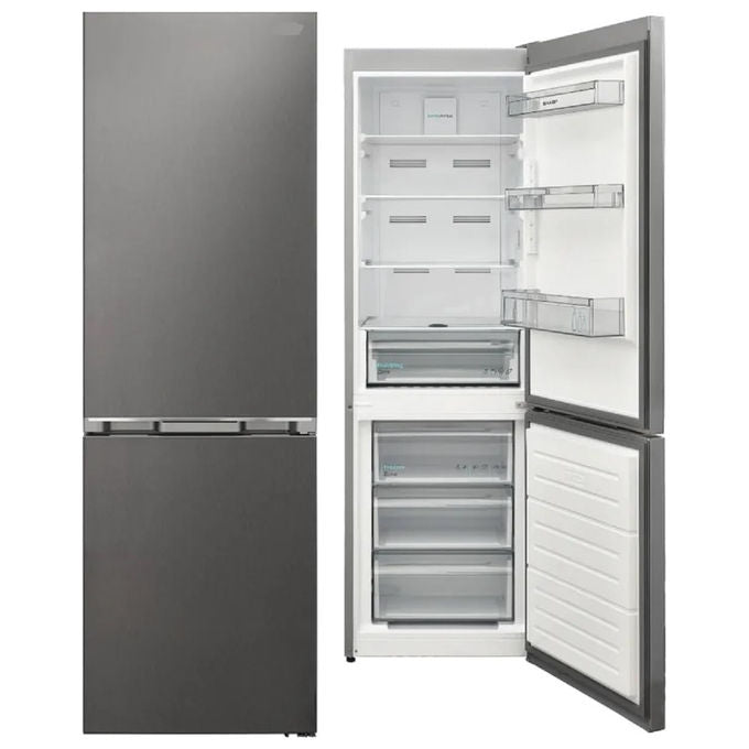 Sharp SJ-FBA11DMXPE Advanced Frigorifero Combinato 331 L 185 cm Classe E No Frost 39 dB colore Inox