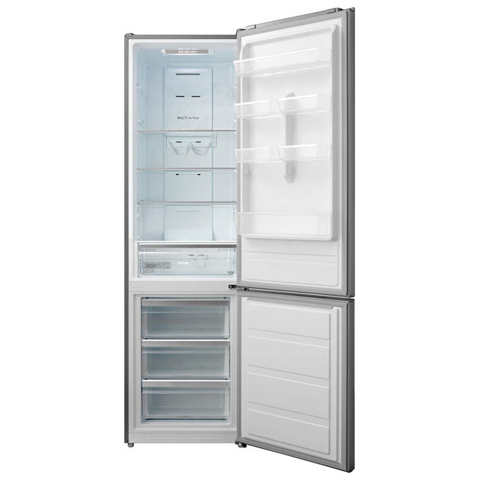 Midea MDRB489FGE02O Frigorifero Combinato 330 L 200 cm Classe E 41 dB No Frost Multi-Airflow colore Grigio Inox