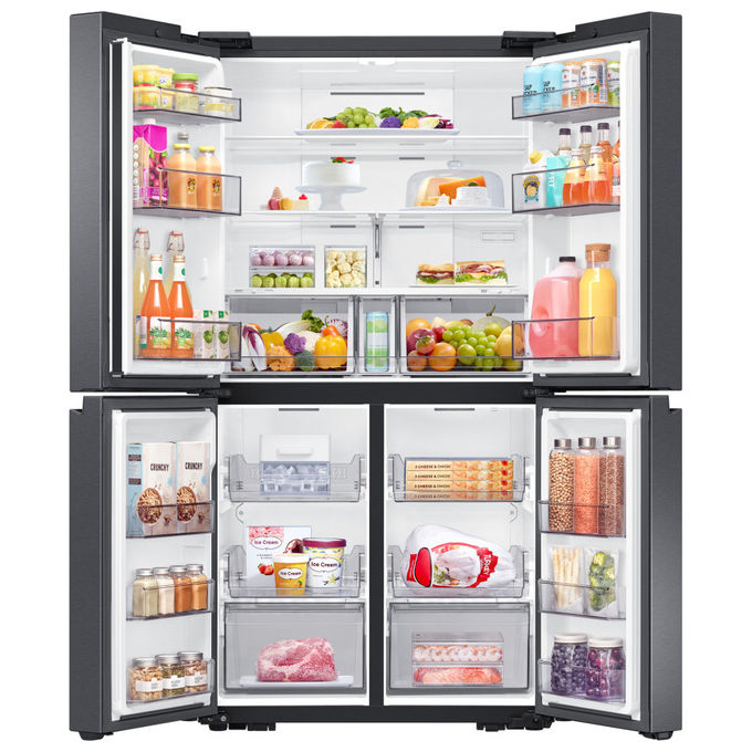 Samsung RF59C70TEB1ES Frigorifero 4 Porte 649 L 177,9 cm Classe E 36 dB WiFi Total No Frost All Around Cooling Twist Ice Maker (91,2x177,9x72,3 cm) colore Antracite