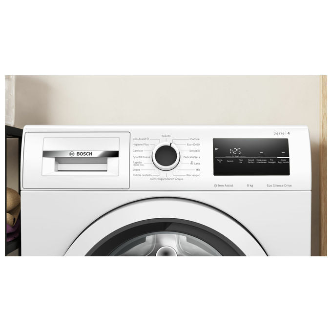 Bosch Serie 4 WAN24208II Lavatrice a Caricamento Frontale 8Kg 1200 Giri Classe A Emissione rumore 71 dB Bianco