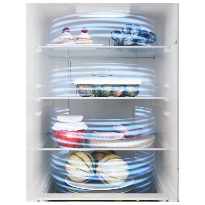 Candy CCE4T618EW Fresco Frigorifero Combinato 341 L 185 cm Classe E 39 dB Total No Frost Wi-Fi colore Bianco