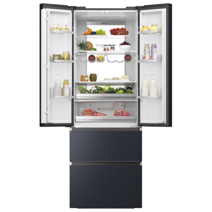Haier HFW7720ENMB FD 70 Serie 7 Frigorifero Multidoor 477 L 200,6 cm Classe E 37 dB No Frost Wi-Fi MyZone Humidity Zone colore Nero
