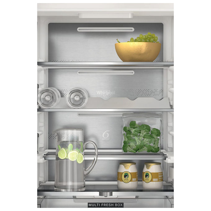 Whirlpool WHC18T573 Frigorifero Combinato da Incasso 250 L 177 cm Classe D Total No Frost 32 dB 6° Senso colore Bianco