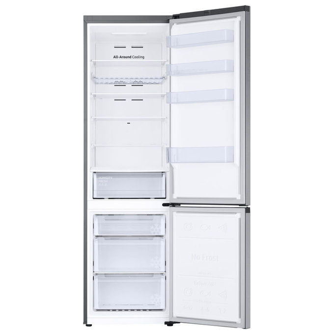 Samsung RB38C672CSA EcoFlex AI Frigorifero Combinato 390 L 203 cm Classe C 35 dB Total No Frost Wi-Fi colore Silver Inox