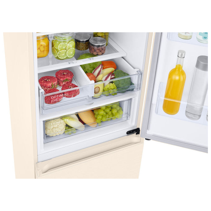 Samsung RB38C603DEL EcoFlex AI Frigorifero Combinato 390 L 203 cm Classe D 35 dB Total No Frost Wi-Fi SpaceMax colore Sabbia