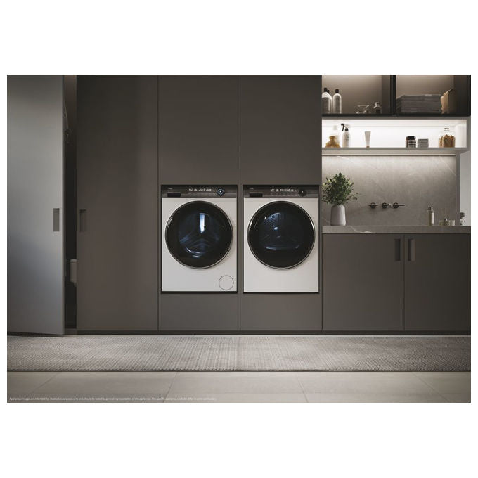 Haier HW120-B14979 - Lavatrice a Carica Frontale 12 kg, 1400 rpm, Classe Energetica A, Motore Direct Motion e Funzioni Smart hOn con Vapore (‎69 x 60 x 85 cm), Colore Bianco