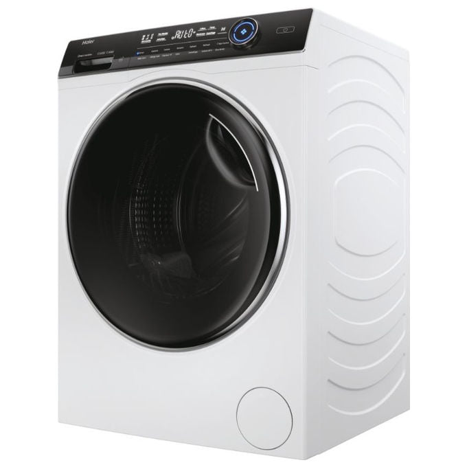 Haier HW120-B14979 - Lavatrice a Carica Frontale 12 kg, 1400 rpm, Classe Energetica A, Motore Direct Motion e Funzioni Smart hOn con Vapore (‎69 x 60 x 85 cm), Colore Bianco