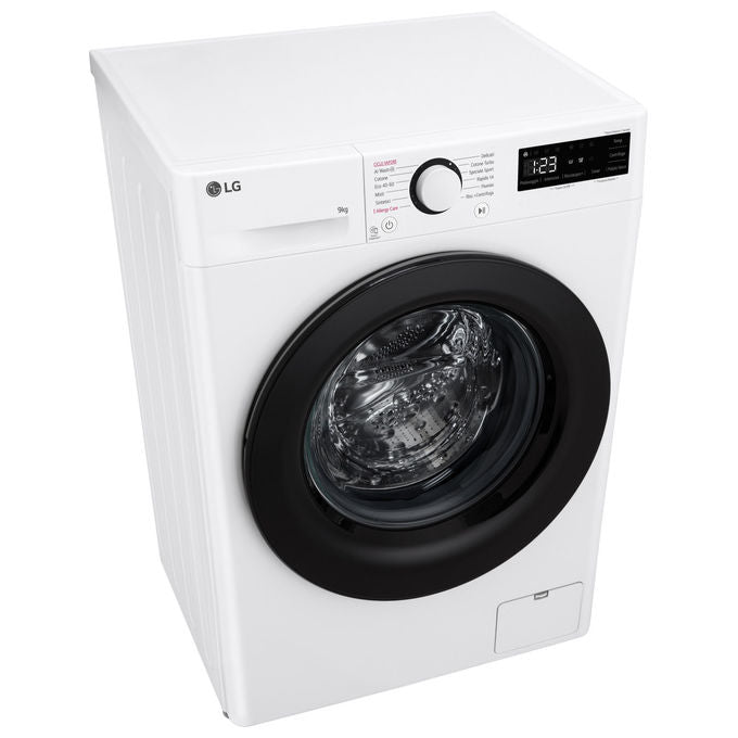 LG F2R3S09NSWB Lavatrice 9Kg AI DD Classe Energetica A-10% 1200 Giri Vapore AI Wash