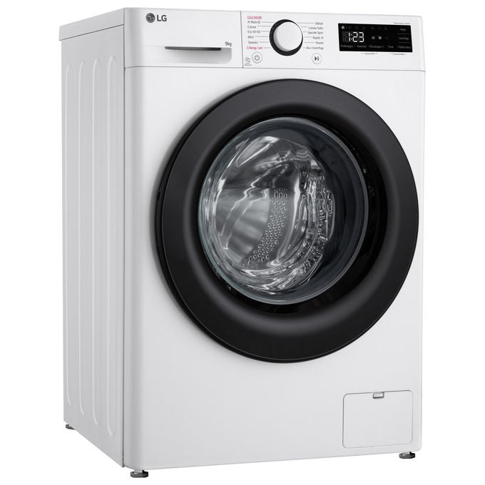 LG F2R3S09NSWB Lavatrice 9Kg AI DD Classe Energetica A-10% 1200 Giri Vapore AI Wash