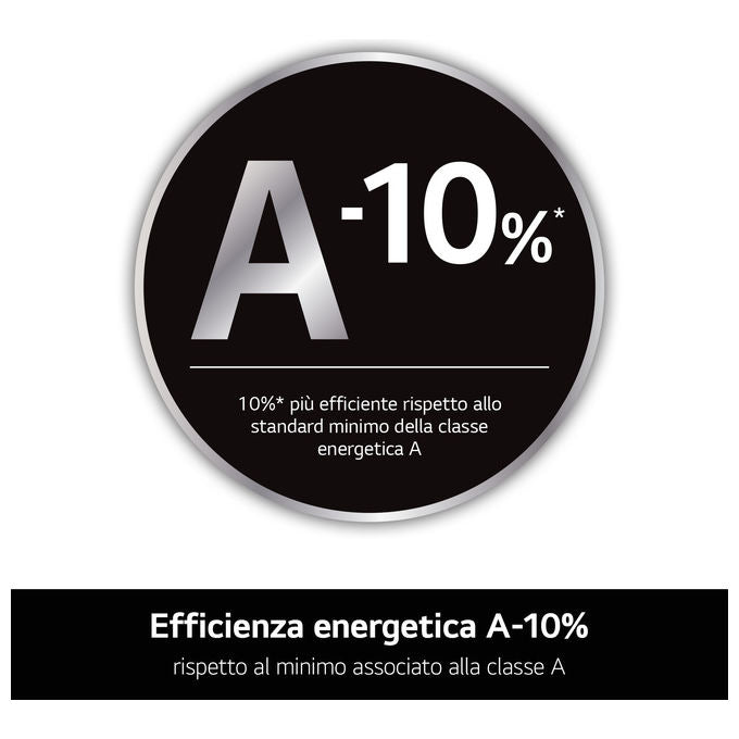 LG F2R3S09NSWB Lavatrice 9Kg AI DD Classe Energetica A-10% 1200 Giri Vapore AI Wash