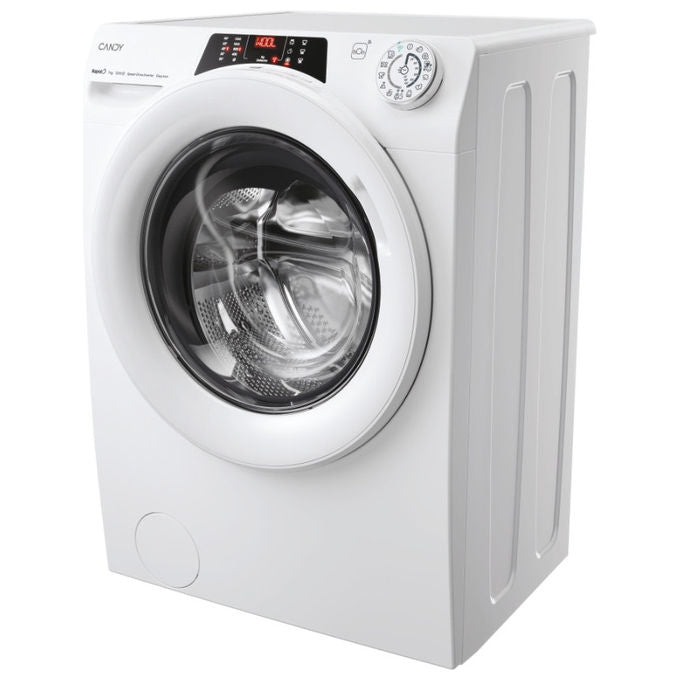 Candy RapidÓ RO4 1274DWMT-1-S, Lavatrice Slim 7kg, 1200 Giri, Classe A, Bianca
