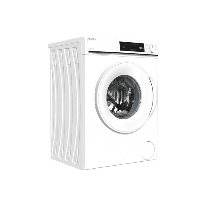 Sharp ES-NFA8121WD Lavatrice a carica frontale 8 Kg Classe D 1200 giri Oblo' grande Bianco 845x597x527