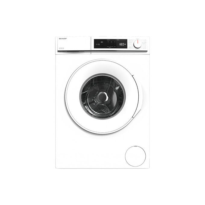 Sharp ES-NFA8121WD Lavatrice a carica frontale 8 Kg Classe D 1200 giri Oblo' grande Bianco 845x597x527