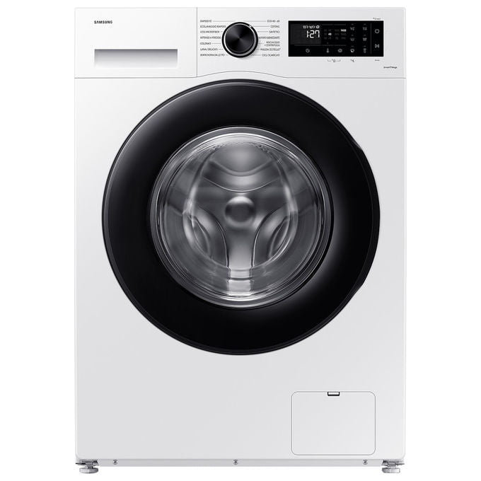 Samsung Crystal Clean WW11DG5B25AEET Lavatrice a Carica Frontale 11 kg 1400 rpm Classe Energetica a Ecodosatore AI Control con Motore Digital Inverter e Cicli a Vapore (89×60×67 cm) Colore Bianco