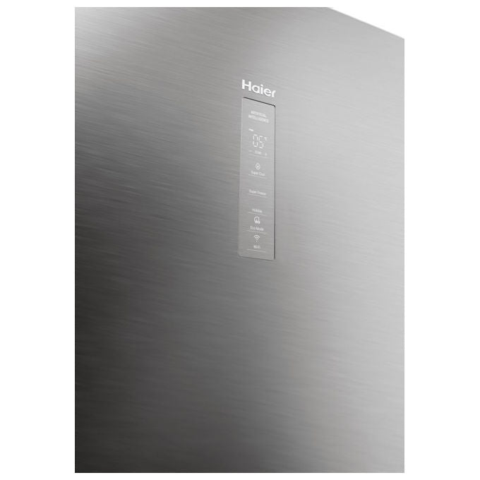 Haier HTW5620DNMG 3D 60 Serie 5 Frigorifero Combinato 414 L 205 cm Classe D 35 dB No Frost Wi-Fi colore Argento