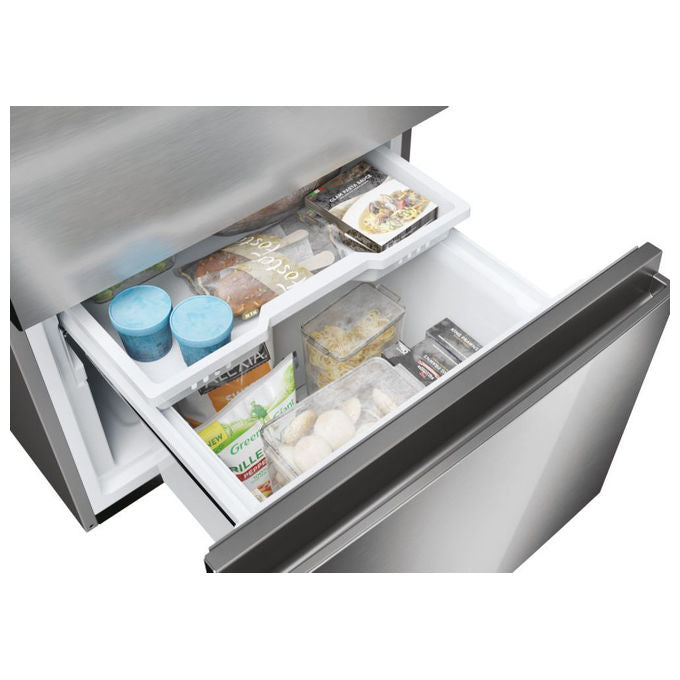 Haier HTW5620DNMG 3D 60 Serie 5 Frigorifero Combinato 414 L 205 cm Classe D 35 dB No Frost Wi-Fi colore Argento