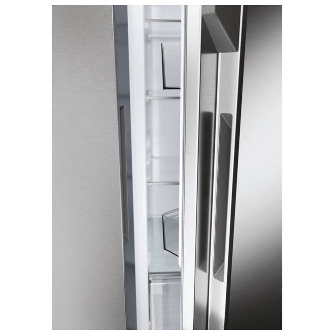 Haier HSR5918DNMP Serie 5 Frigorifero Side by Side 528 L 177,5 cm Classe D 38 dB Total No Frost Multi Airflow colore Platinum Inox
