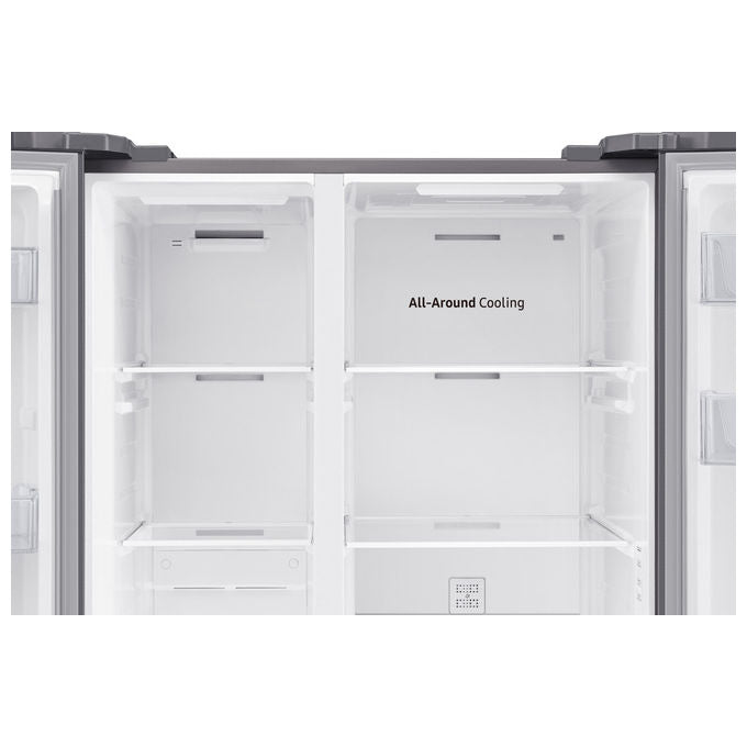 Samsung RS62DG5003S9 Frigorifero Americano Side by Side 655 L 178 cm Classe E 37 dB Total No Frost Wi-Fi SpaceMax (178x91x72 cm) colore Acciaio Inox