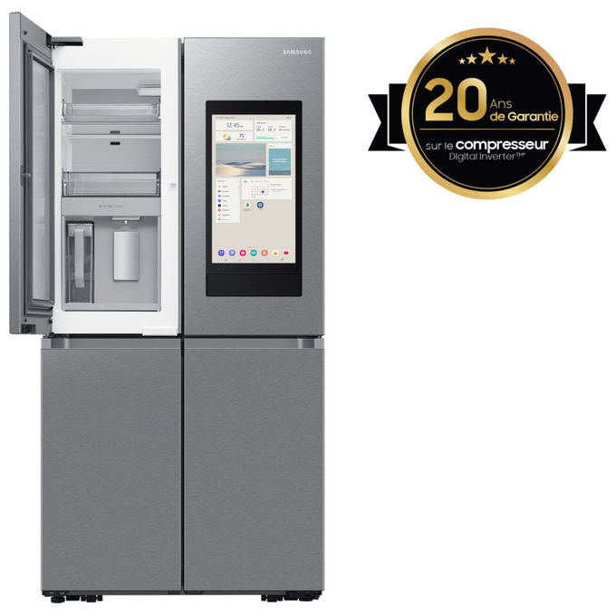Samsung RF65DG9H0ESREF Family Hub Frigorifero 4 Porte 636 L 183 cm Classe E 37 dB Total No Frost Wi-Fi colore Inox Spazzolato