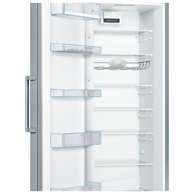 Bosch KSV36VLEP Serie 4 Frigorifero Monoporta 346 L 186 cm Classe E 39 dB No Frost Super Cooling colore Acciaio Inox