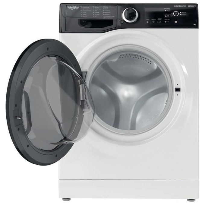 Whirlpool WSB 725 D IT Lavatrice Slim 7 Kg 1200 rpm Classe B Inverter Igiene Vapore 16 Programmi (85x59,5x43,5 cm) colore Bianco