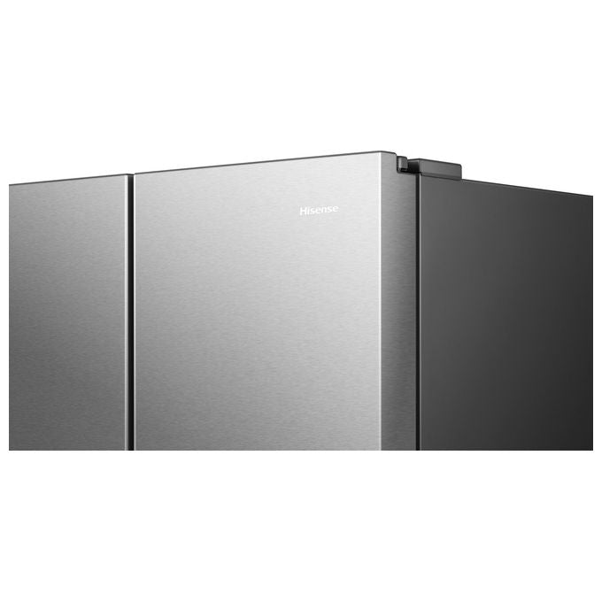 Hisense RS818N4TIE Frigorifero Side by Side 632 L 179 cm Classe E 38 dB Total No Frost WiFi Dispenser Acqua e Ghiaccio colore Acciaio Inox