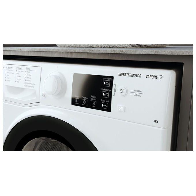 Hotpoint RSSG R527 B IT Lavatrice Caricamento Frontale Slim Classe energetica B Capacita' di carico 7Kg Centrifuga 1200 Giri
