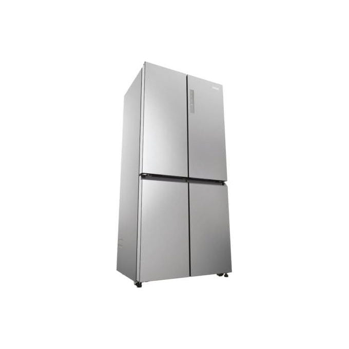 Haier HCR3818ENMM Cube 83 Serie 3 Frigorifero Multidoor 467 L 181 cm Classe E 35 dB Total No Frost 4 Porte colore Platino Inox