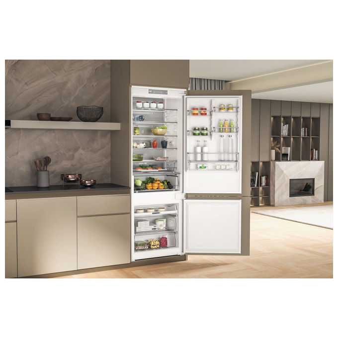 Whirlpool WHSP70T121 Frigorifero Combinato da Incasso 394 L 193,5 cm Classe E Total No Frost 32 dB colore Bianco