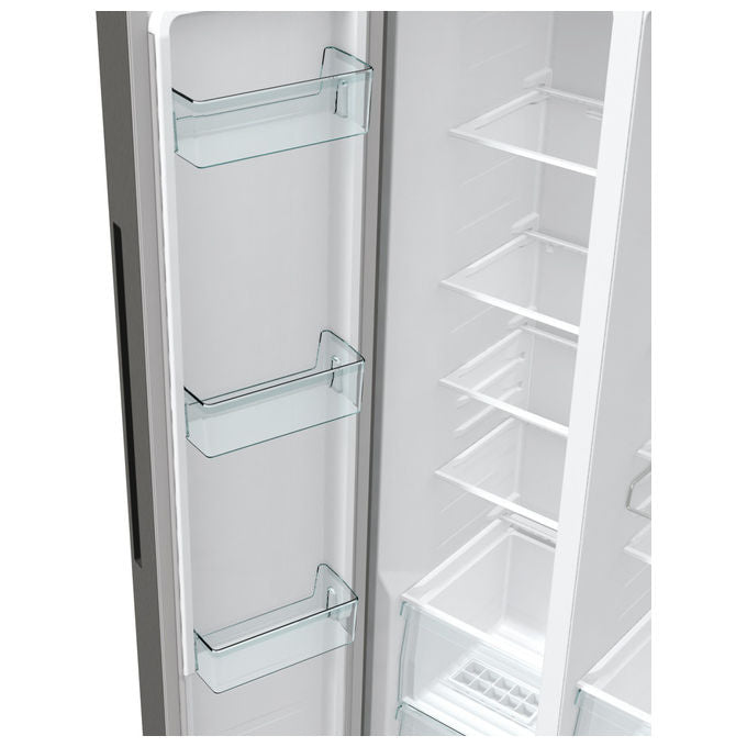 Hisense RS711N4ACE Frigorifero Side by Side 550 L 178,6 cm Classe E 38 dB Total No Frost Inverter (178,6x91x64,3 cm) colore Inox