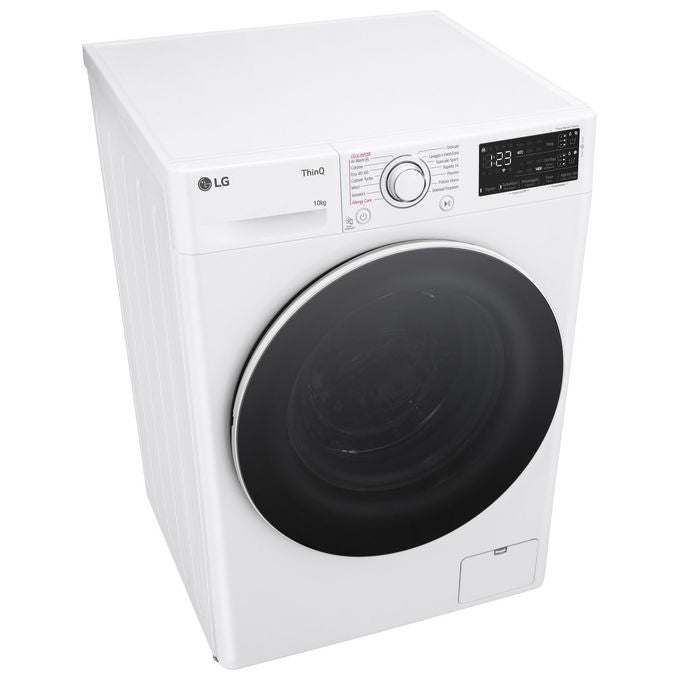 LG F4R3710NSWW Lavatrice 10kg AI DD Classe Energetica A-1400 Giri Autodosaggio Wi-Fi