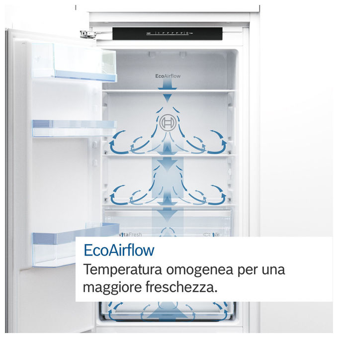 Bosch KIN86NSE0 Serie 2 Frigorifero Combinato da incasso 260 L 177 cm Classe E 35 dB No Frost colore Bianco