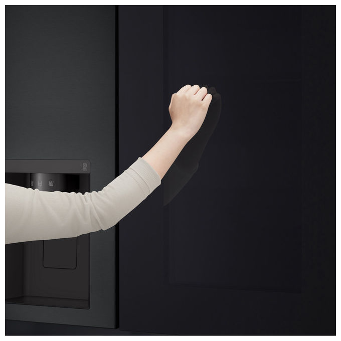 LG GSGV81EPLL InstaView Frigorifero Side by Side 635 L 179 cm Classe E 36 dB Total No Frost Wi-Fi Dispenser colore Nero