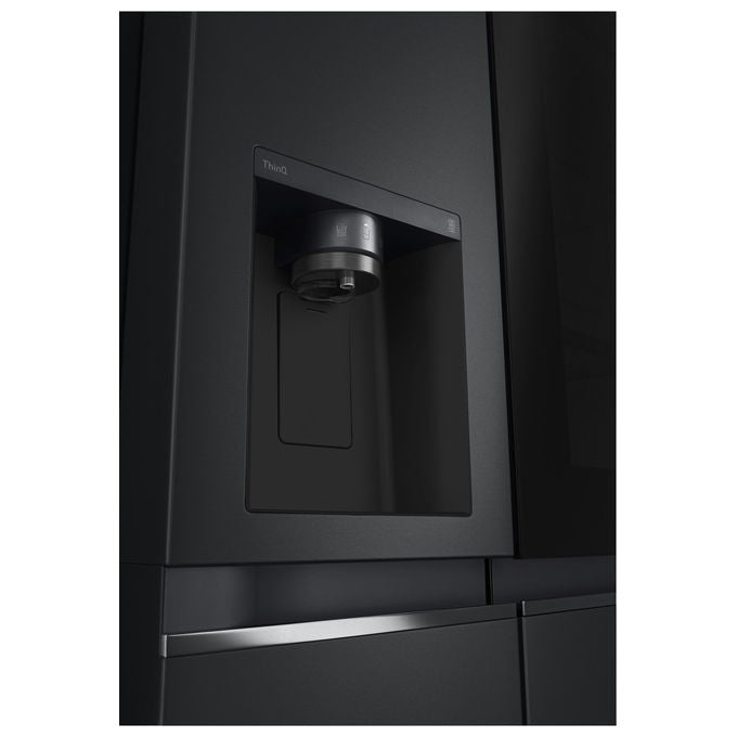 LG GSGV81EPLL InstaView Frigorifero Side by Side 635 L 179 cm Classe E 36 dB Total No Frost Wi-Fi Dispenser colore Nero