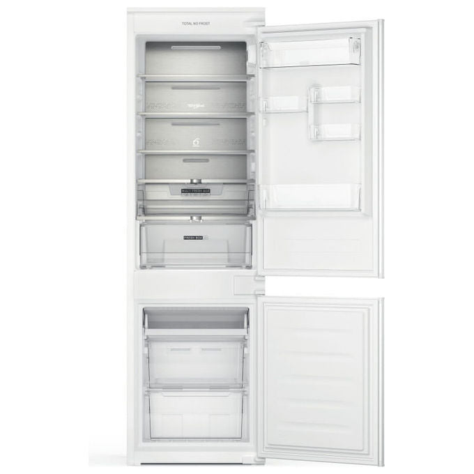 Whirlpool WHC18 T132 Frigorifero Combinato da Incasso 250 L 177 cm Classe E 32 dB No Frost Multi-Airflow colore Bianco
