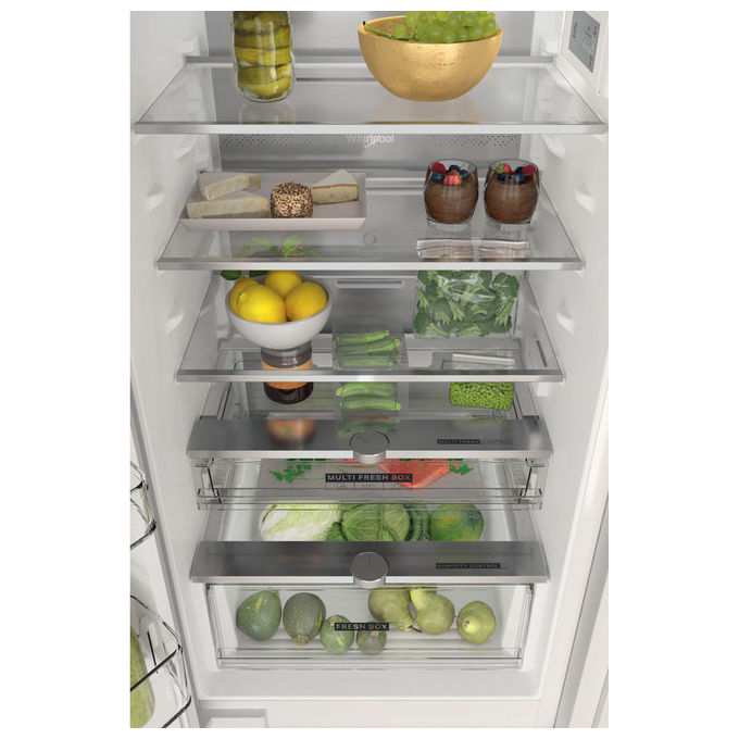 Whirlpool WHC18 T132 Frigorifero Combinato da Incasso 250 L 177 cm Classe E 32 dB No Frost Multi-Airflow colore Bianco