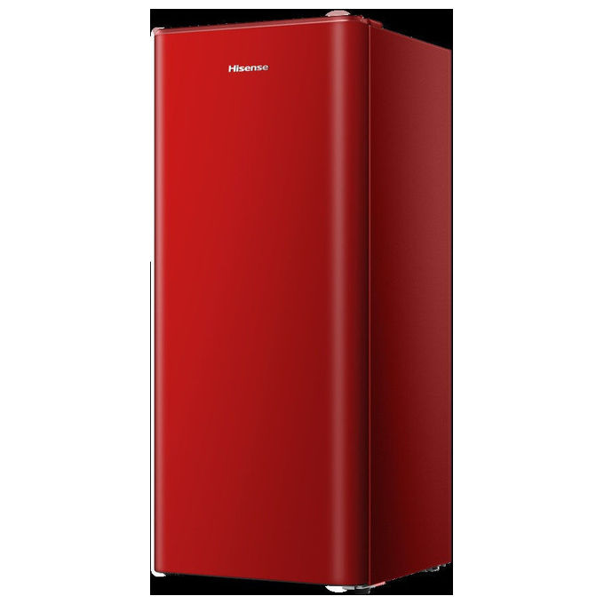 Hisense RR220D4ERE Frigorifero Monoporta 165 L 126.5 cm Classe E 37 dB Congelatore 4 Stelle LED colore Rosso