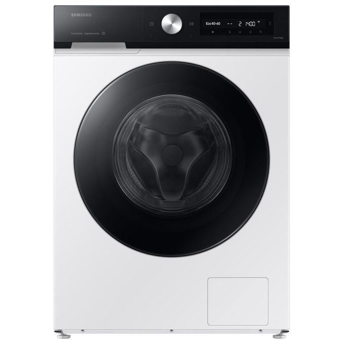 Samsung WW90DB7U94GEU3 BESPOKE AI Lavatrice Carica Frontale 9 Kg 1400 rpm Classe A Wi-Fi Ecodosatore Vapore (85x60x60 cm) colore Bianco