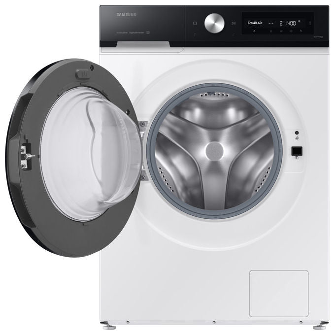 Samsung WW90DB7U94GEU3 BESPOKE AI Lavatrice Carica Frontale 9 Kg 1400 rpm Classe A Wi-Fi Ecodosatore Vapore (85x60x60 cm) colore Bianco