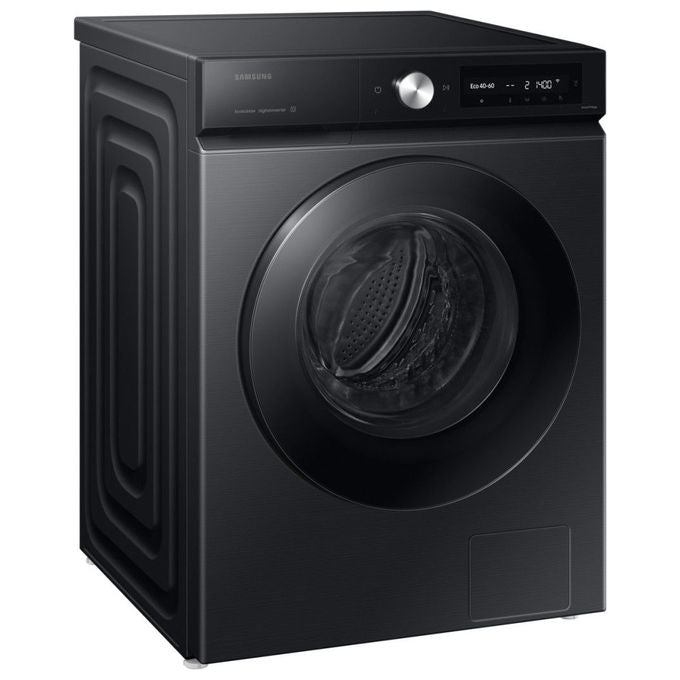 Samsung BESPOKE AI WW90DB7U94GBU3 Lavatrice caricamento frontale Ecodosatore 9Kg 1400 giri Classe A Colore nero