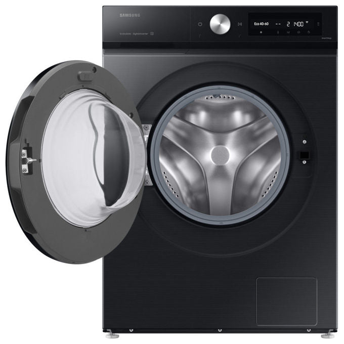 Samsung WW90DB7U94GBU3 BESPOKE AI Lavatrice Frontale 9 Kg 1400 rpm Classe A Ecodosatore Wi-Fi Vapore (85x60x63 cm) colore Nero