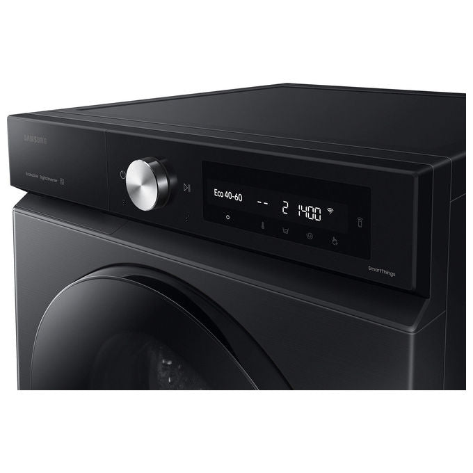 Samsung BESPOKE AI WW90DB7U94GBU3 Lavatrice caricamento frontale Ecodosatore 9Kg 1400 giri Classe A Colore nero