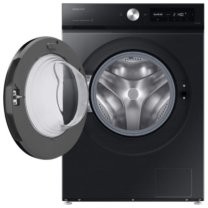 Samsung BESPOKE AI WW90DB7U94GBU3 Lavatrice caricamento frontale Ecodosatore 9Kg 1400 giri Classe A Colore nero