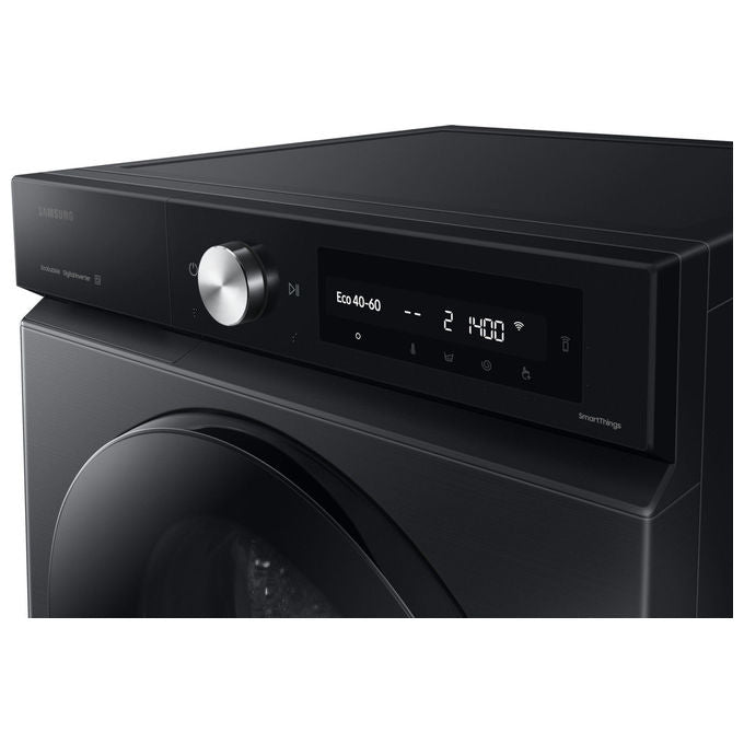 Samsung BESPOKE AI WW90DB7U94GBU3 Lavatrice caricamento frontale Ecodosatore 9Kg 1400 giri Classe A Colore nero