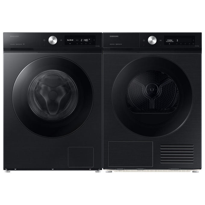 Samsung BESPOKE AI WW90DB7U94GBU3 Lavatrice caricamento frontale Ecodosatore 9Kg 1400 giri Classe A Colore nero